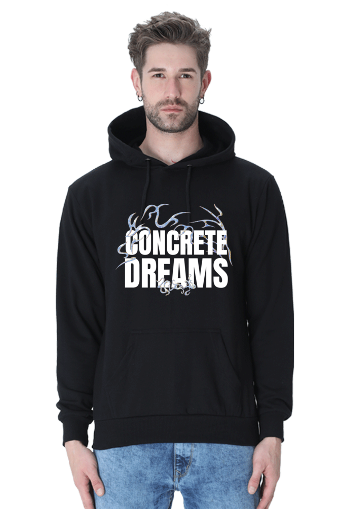 Concrete Dreams Graphic Hoodie for Men | Sixth Aura