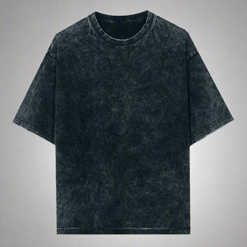 Tiger Bloom Acid Wash Oversized T-Shirt | Graphic Streetwear Tee