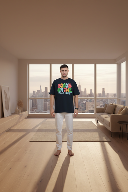 Good Things Oversized T-Shirt | Premium Graphic Streetwear