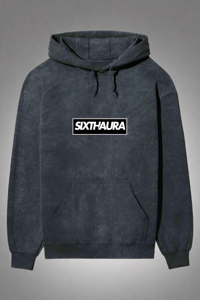Tiger Bloom Acid Wash Hoodie for Men | Sixth Aura