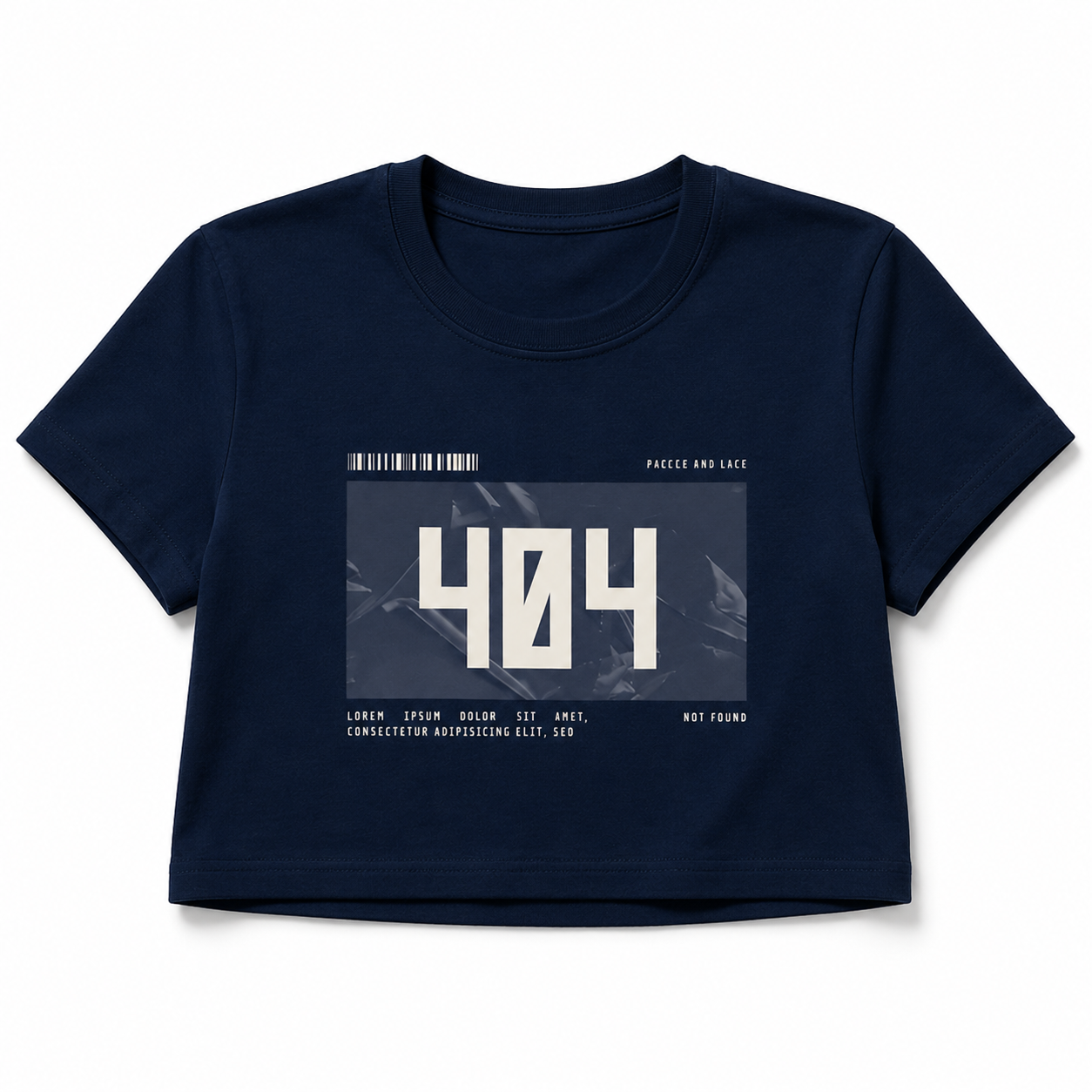 404 Crop T-Shirt | Premium Women's Graphic Crop Tee