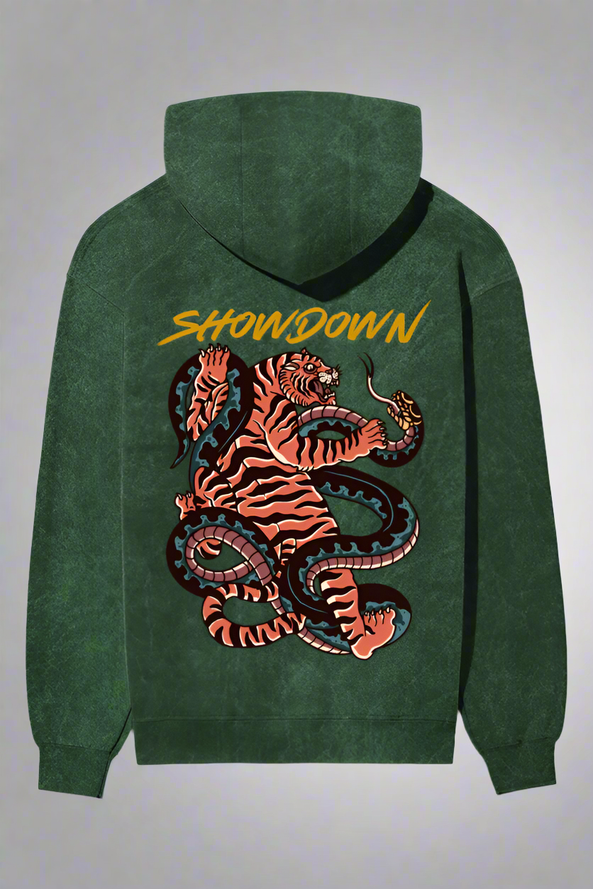 Showdown Acid Wash Hoodie for Men | Sixth Aura
