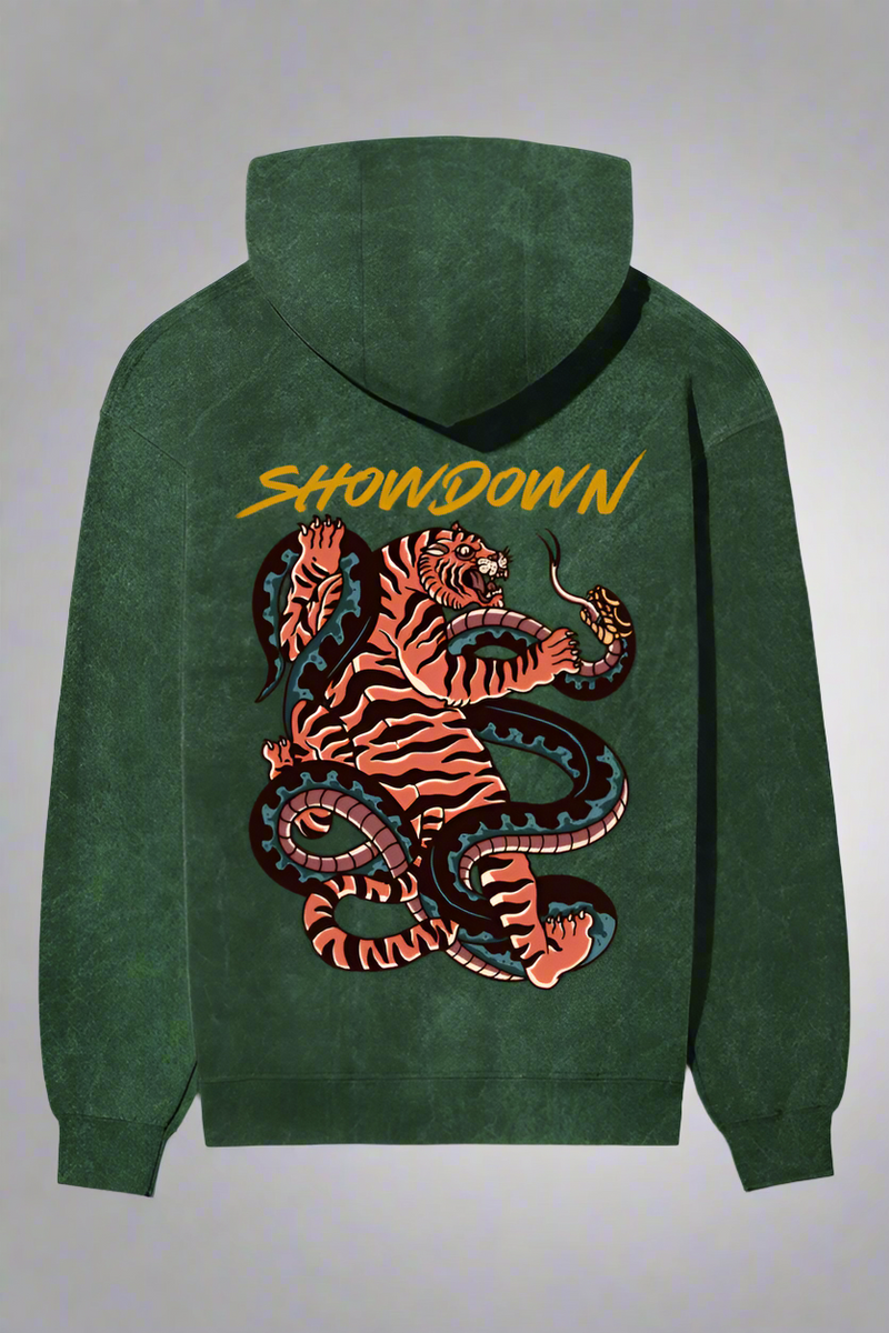 Showdown Acid Wash Hoodie for Men | Sixth Aura