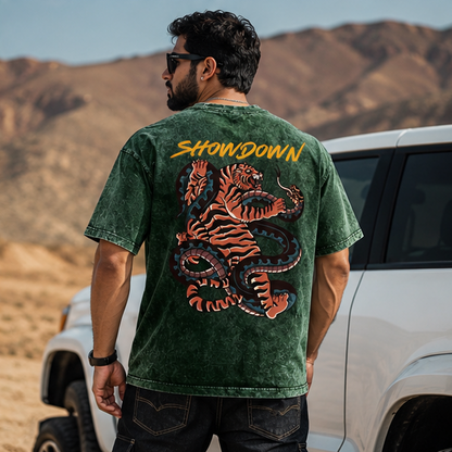 Showdown Acid Washed Oversized T-Shirt