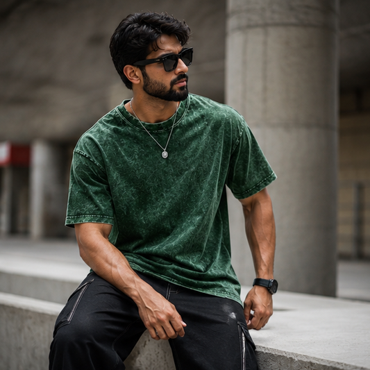 Showdown Acid Washed Oversized T-Shirt
