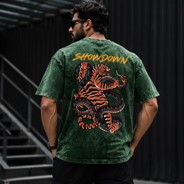 Showdown Acid Washed Oversized T-Shirt
