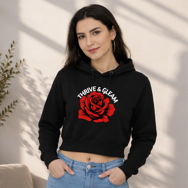 Thrive & Gleam | Stylish Women's Graphic Hoodie