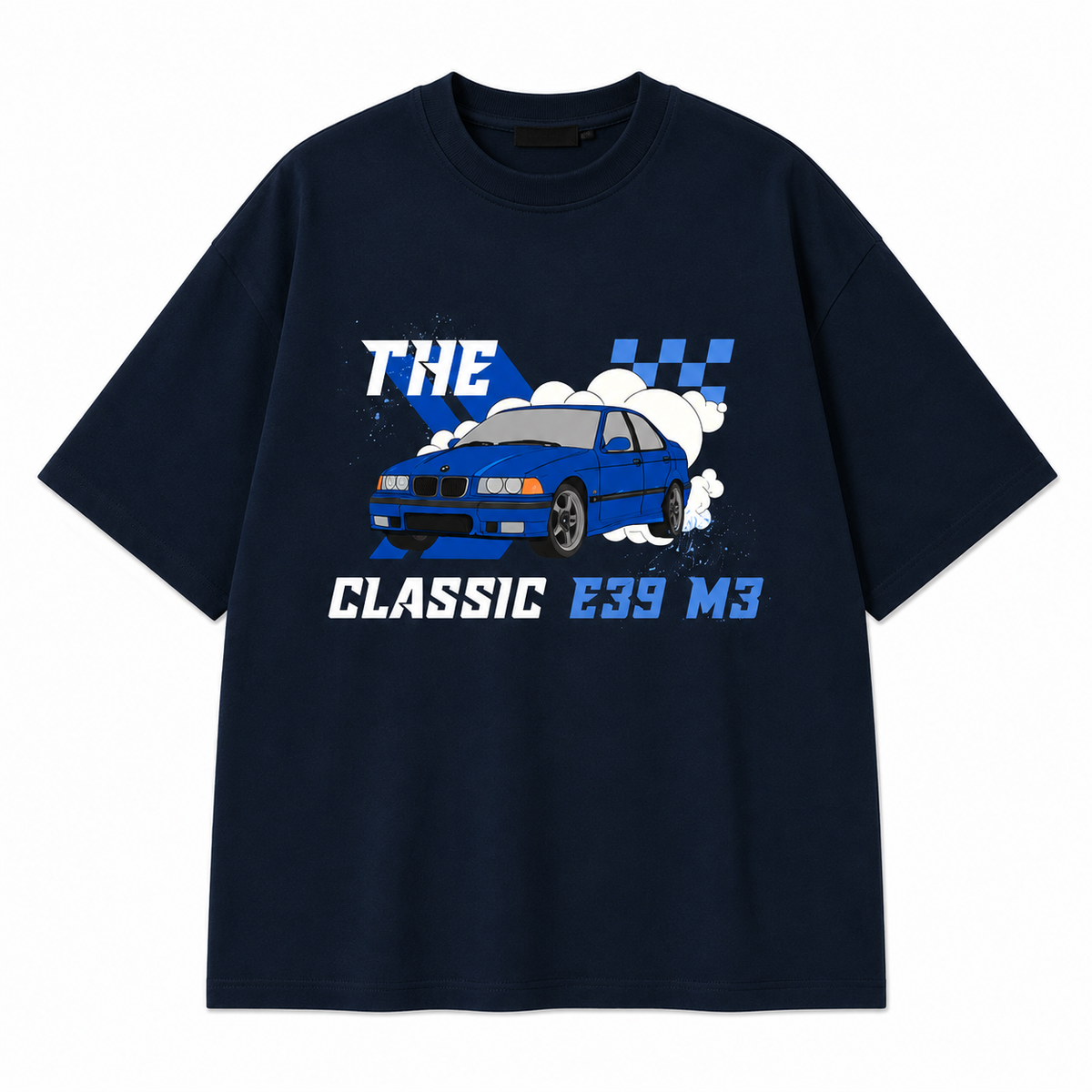 E39 M5 Oversized T-Shirt | Premium Car-Culture Streetwear – Navy