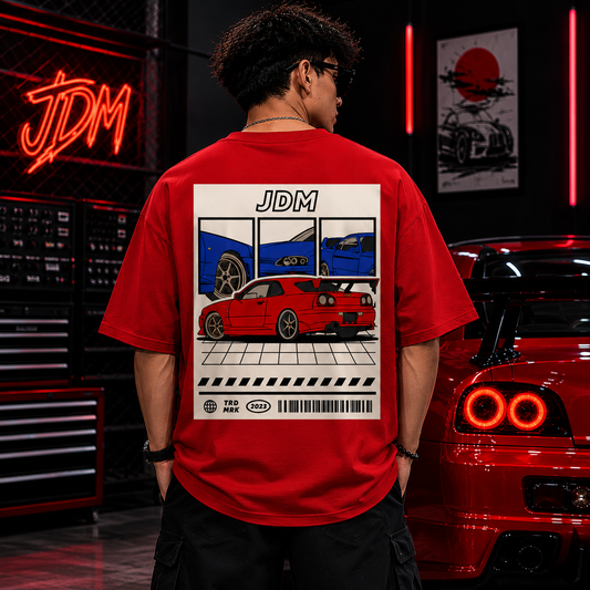 JDM Oversized T-Shirt | Japanese Car Culture Streetwear