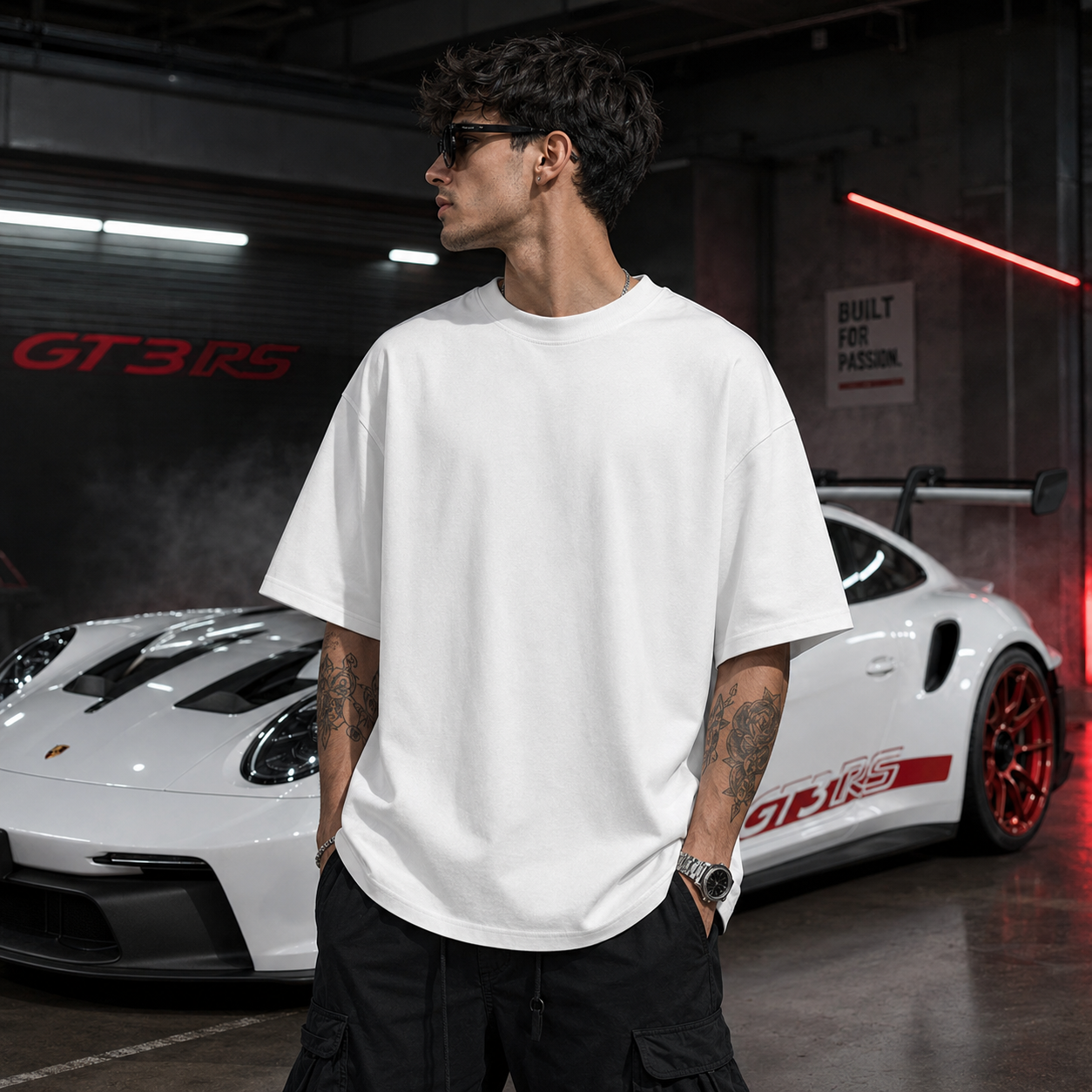 Porsche Oversized T-Shirt | Premium Sports Car Streetwear